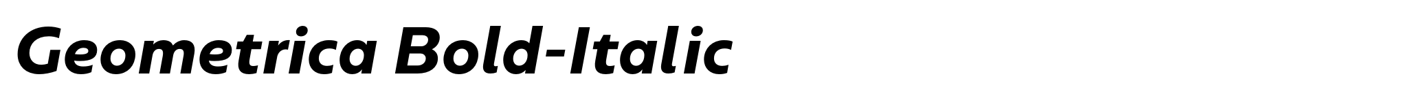 Geometrica Bold-Italic image
